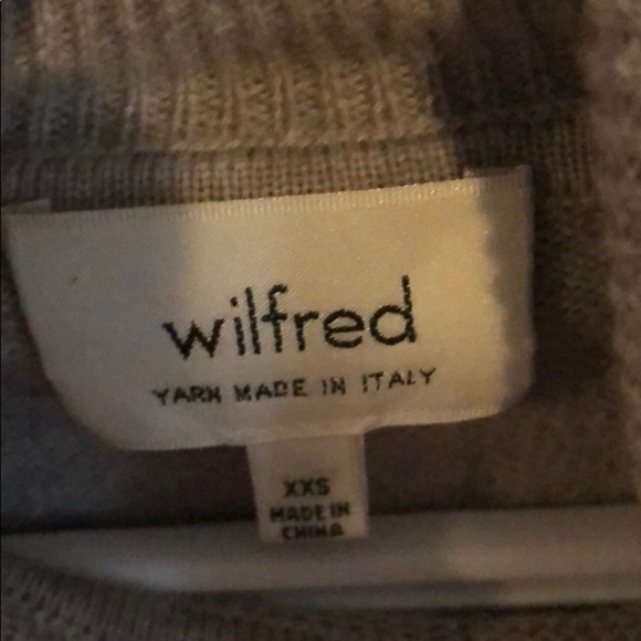 Aritzia Wilfred Oatmeal Turtleneck Sweaterdress - Picture 4 of 6